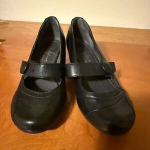 Marks & Spencer Foot Glove Heels Classic Black Mary Jane Women's Shoes